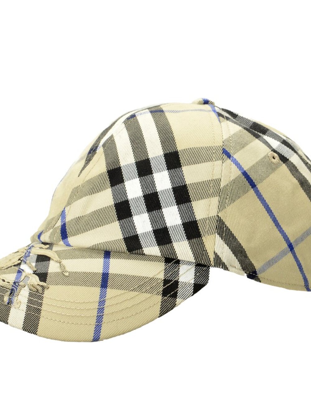 Burberry "MH Bias Check Baseball" Lichen Check Baseball Hat Size L - Picture 3 of 3